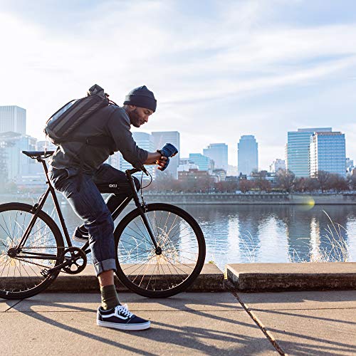 6KU Nebula 1 Fixed Gear Bicycle, Matte Black/Black, 58cm - Thumbnail 4