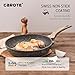CAROTE Granite Non Stick Fry Pan - Omelette Egg Pan - Stone Chef's Pan, 28cm/11-Inch - PFOA-Free - Induction Compatible