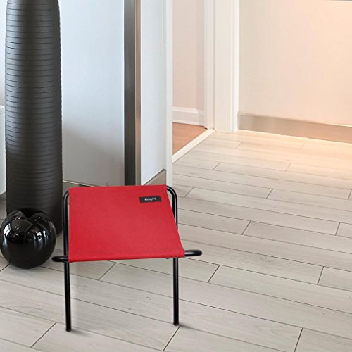 image for Leewos Durable Canvas Folding Chairs Steel Frame Foldable Chair Multi 