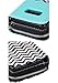 E LV Purse Case for Galaxy S8 - Case Cover PU Leather Flip Folio Wallet Purse Case Cover for Samsung Galaxy S8 - [Zigzag]