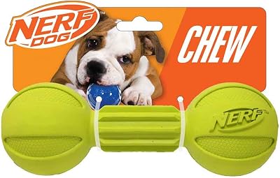 Bilanciere da Masticare in Gomma per Cani, per masticatori aggressivi, Leggero, Durevole e Resistente all'Acqua, 19 cm, per Razze Medie/Grandi, unità Singola, Verde (6994)