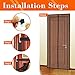 MAGZO Magnetic Screen Door Fit Door Size 40 x 82 Inch, Screen Size 42