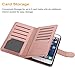 iPhone 8 Plus Case,iPhone 7 Plus Case,Dailylux iPhone 7 Plus Wallet Case Premium PU Leather+TPU inner shell Flip Case With 9 Card Slot Cover for iphone 8 Plus/7 Plus 5.5 inch-Bling Rose Gold