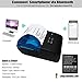 MinGz Thermal Receipt Printer,Portable Personal Printer Mini Wireless Bluetooth Printer for iOS and Android Systems,58MM USB Thermal Printer Compatible with ESC / POS Print Commands Set
