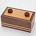 Bits and Pieces - Secret Chamber Wooden Puzzle Box - Wooden Brain Teaser Box - Gift Box