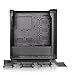 Thermaltake View 27 Black Edition Gull Wing Window SPCC ATX Mid Tower Tt LCS Certified Computer Chassis with Red LED Riing Fan CA-1G7-00M1WN-02