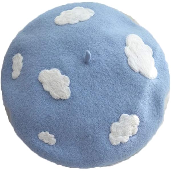 Handmade Luky Fish Beret Vintage Artist Painter Hat Women  display picture 1