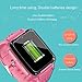 Kids Smart Watch Phone with Free SIM Card & 2Batteries for 3-12 Years Toddler Girls Boys with 1.44'' HD Touch Screen 2 Way Call Camera SOS Clock Game Flashlight Electronic Learning Toy for Classroom