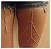 gold Leg Chain, Body Chain, Thigh Chain, Harness, Body Jewelry, Festival Accessory