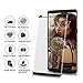 FOOING z012 92716 Screen Protector Tempered Glass Full Coverage 3D Curved Crystal Case Friendly Bubble-Free Anti-Scratch for Samsung Galaxy Note 8 - Black (2017)