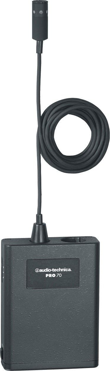 Audio-Technica PRO70 Cardioid Condenser Lavalier/Instrument Microphone Black