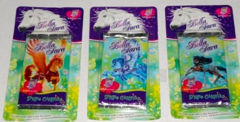 Bella Sara Spring Carnival Trading Card Pack in Blister Card Packaging ~ 3 Pack Bundle