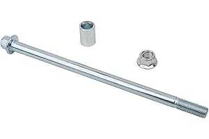 Mokuo 10mm 200mm Front Rear Axle with Bushing 20mm Fit for Motorcycle Pit Dirt Bike Moped Scooter QUAD ATV Mini Bike Parts