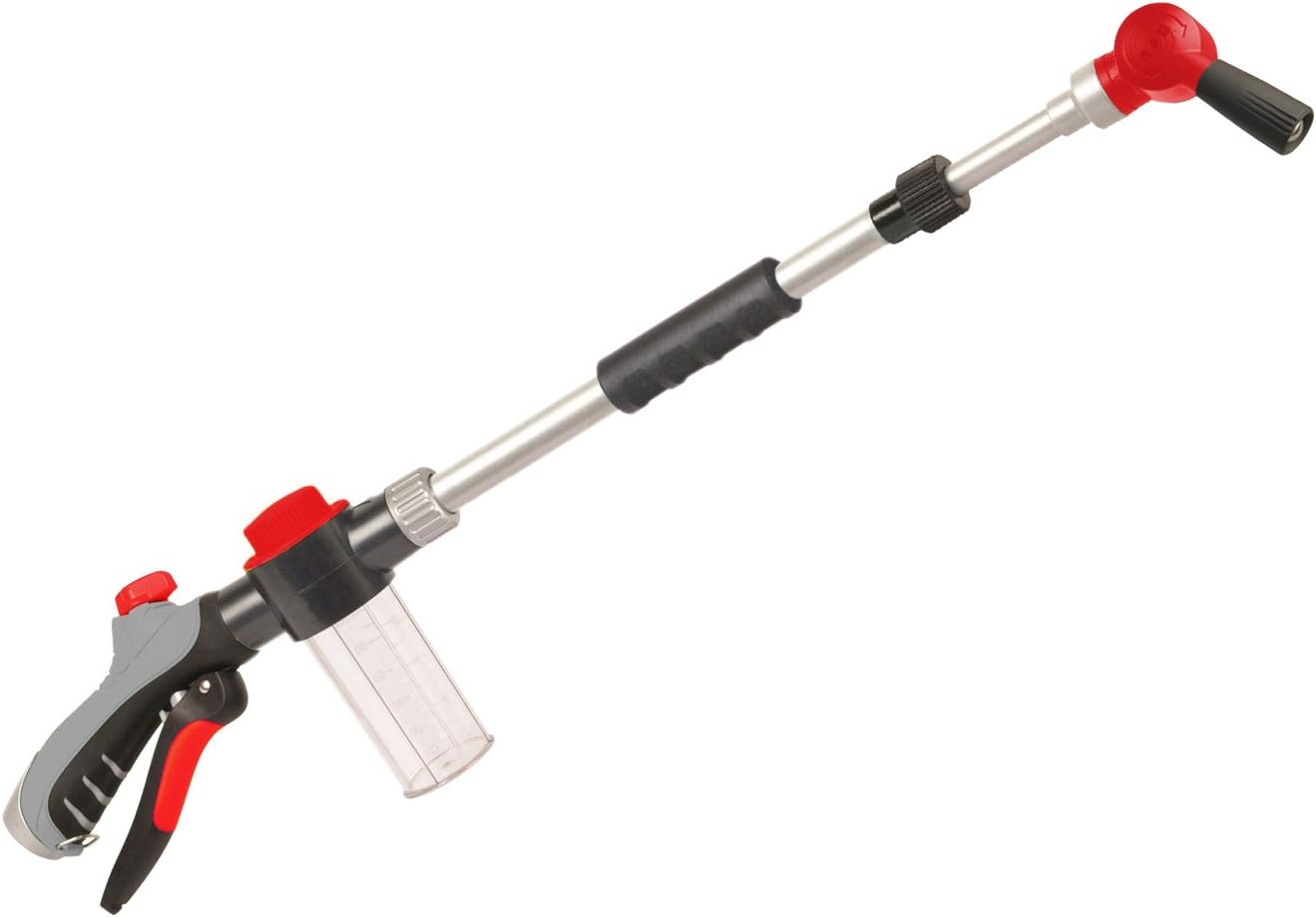 RAINWAVE EZ Wash 'N Clean Telescopic Wand with Soap Dispenser Amazon