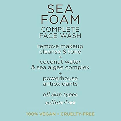 sea foam complete face wash