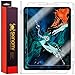 Skinomi Full Body Skin Protector Compatible with Apple iPad Pro 12.9 (2018)(Screen Protector + Back Cover) TechSkin Full Coverage Clear HD Film