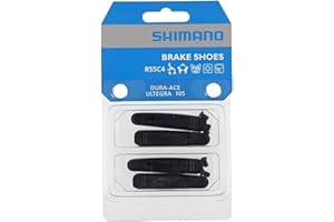 Shimano Brake Pad Set R55C4 Dura-Ace BR-9000/7900 ETC 4 pcs (Pack of 1), Black