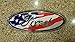 Muzzys FORD 05-14 F150 American Flag Grille or Tailgate Emblem WITH NUTS, Oval 9