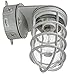 Sunlite Wall Mount Vaporproof Industrial Fixture, Metallic Finish, Clear Lens, Aluminum wires - Pack of 2