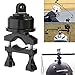 Hooshion Extendable Professional Aluminum 360 Degree Swivel Rotating Helmet Self Mount Adapter Handlebar Bike Mount for Gopro Camera Sports Camera