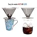 Podoy Paperless Pour Over Coffee Dripper | Stainless Steel Reusable Coffee Filter | Hand Drip Coffee Maker with Cup Stand