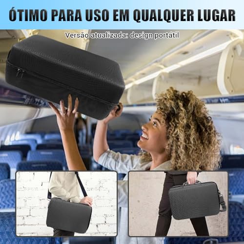 Capa Controle para PS5, Capa para PS5, Case PS para Portal, Mala Rígida para Transporte PS5, Bolsa de Viagem Protetora para Console PS5, Base E Outros Acessórios, 20.5 * 44 * 30cm
