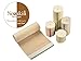 Premium Elastic Bandage Wrap (4” Wide, 2 Pack) - Nexskin Latex Free Athletic/Medical Compression Bandages Hook & Loop Fasteners at Both Ends - Lifetime Washable & Reusable Bandages