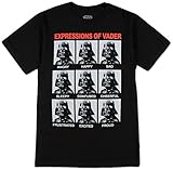 Star Wars Expressions of Vader Youth Tee (Black, Youth MEDIUM - 10-12)