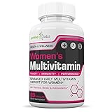 Womenâ€™s Multivitamin â€“ Vitamins A C D E B1 B2 B3 B5 B6 B12, Natural Power and Performance Booster â€“ Increases Energy to Enhance Immune System â€“ 60 Capsules