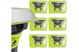 GAPECHNG Replacement Blades, compatible for Philips Norelco One T blades Suitable spare blades QP220/50 QP220/80 QP210/80 QP2515 QP2520 QP6510 QP6530 (6 Counts)