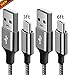 NDLBS USB Type C cable,USB C to A charger 2pack nylon braided USB 2.0 fast charging cord for Galaxy S9 S8 plus NOTE8,pixel,LG G6 V30,google, Nintendo Switch,OnePlus 5