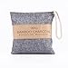 Kidcia Activated Charcoal Odor Absorber & Air Filter Purifier - Natural Bamboo Charcoal Activated Carbon Bag - Pack of 2 (2 x 200g) - Orange/Grey