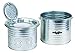 Flambeau Outdoors 6065BC 2-Piece Galvanized 8 Qt. Floating Minnow Bucket, Metal Live Bait Bucket, Silver