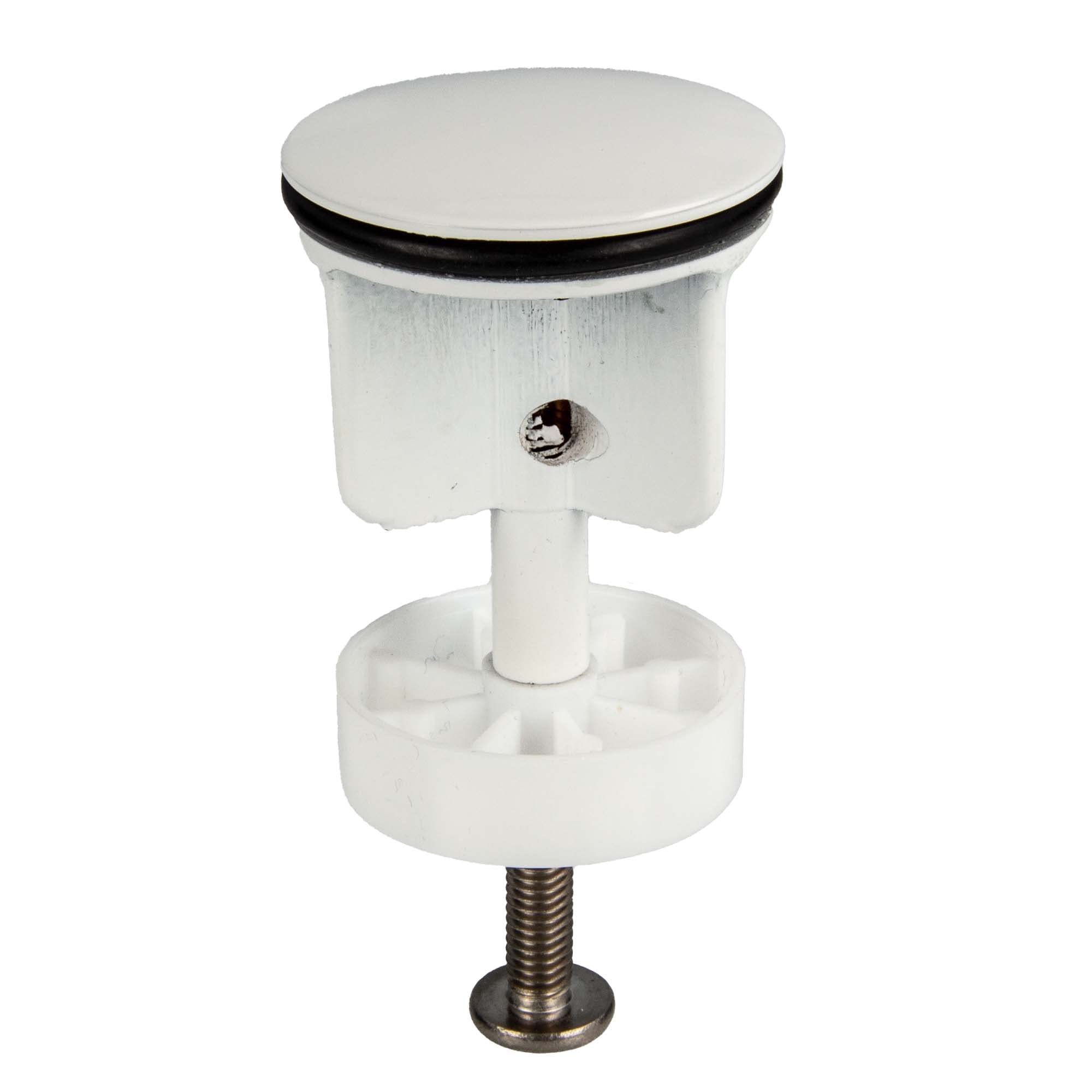 Tecuro Eccentric Plug Diameter 40 mm White Ral 9016, Drain Plug Insert for Drain Cover Hair Catcher