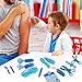 Liberty Imports Kids Doctor Playset | Pretend Play Medical Tools Box Kit for Kids | Educational Toy Gift Set for 3, 4, 5, 6 Year Old Boys, Girls (Blue)