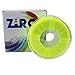 ZIRO Fluorescence PLA Filament 1.75mm, Luminous ONLY by UV Light, Glow Effect 3D Printer Filament PLA,1KG Spool, Dimensional Accuracy +/- 0.03mm, fit Most FDM 3D Printers, Fluo Yellow