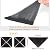 Rug Grippers for Hardwood Floors, Carpet Gripper for Area Rugs Double Sided Anti Curling Non-Slip Washable & Reusable Pads for Tile Floors, Carpets, Floor Mats, Wall, Black 8 pcs