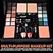 ASSR All-in-One Makeup Kit, Starter Makeup Artist Set 24 Colors Eyeshadow Palette,2 Foundations,2 Blush,2 Brow Brush,1 Mascara,2 Eyeliners,2 Lipsticks,2 Nail Polishes,1 Eye Shadow Brush,1 Mirror