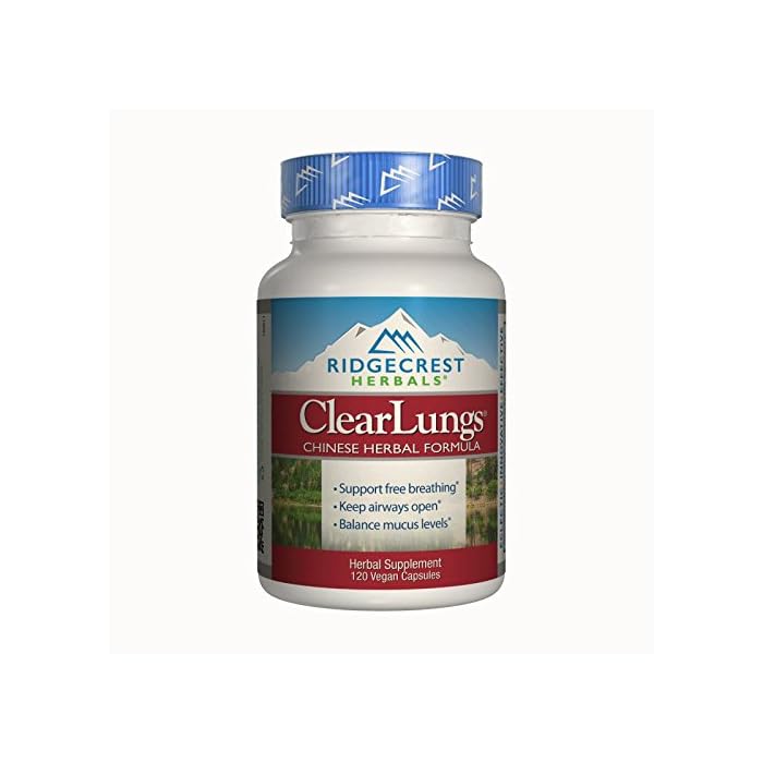 Ridgecrest Herbals ClearLungs, Chinese Herbal Formula, 120 Vegan Capsules