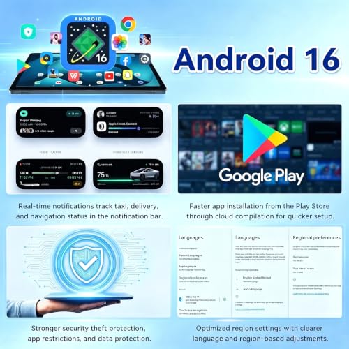 VekfulPC Android 16 Tablet 11" 32GB RAM 256GB 90Hz Gemini AI 3.5 | 11-inch 90Hz HD display, T7250 CPU, 5 Years Warranty, 8000mAh, with Keyboard, Pen & Case, for Work, Study and Entertainment