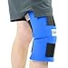 Knee Ice Pack Wrap (11” x 12”) by Cool Relief - Flexible Cold Pack Wrap For Long-Lasting Superior Knee Compression - Knee Ice Pack Wrap For Joint Pain Relief & Faster Injury and Surgery Recovery
