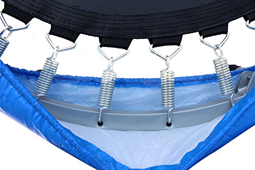 KLB Sport Rebounder Trampoline with Safety Pad, Folding Indoor Fitness Trampoline for Kids Adults (48" Foldable)