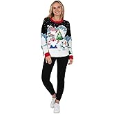 Blizzard Bay Women's Crew Neck, Long Sleeve, Ugly Christmas Sweater