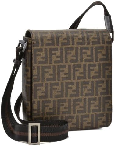 Amazon Fendi フェンディ バッグ メンズ ズッカ ショルダーバッグ ダークブラウン 7va215 B0w F0xrt 並行輸入品 シューズ バッグ