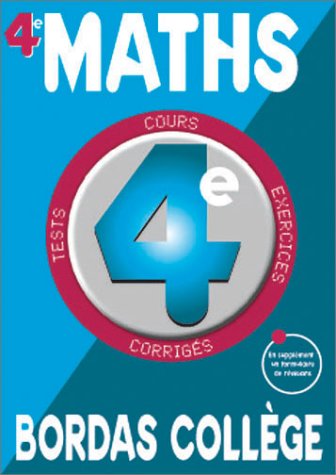 Maths, 4e