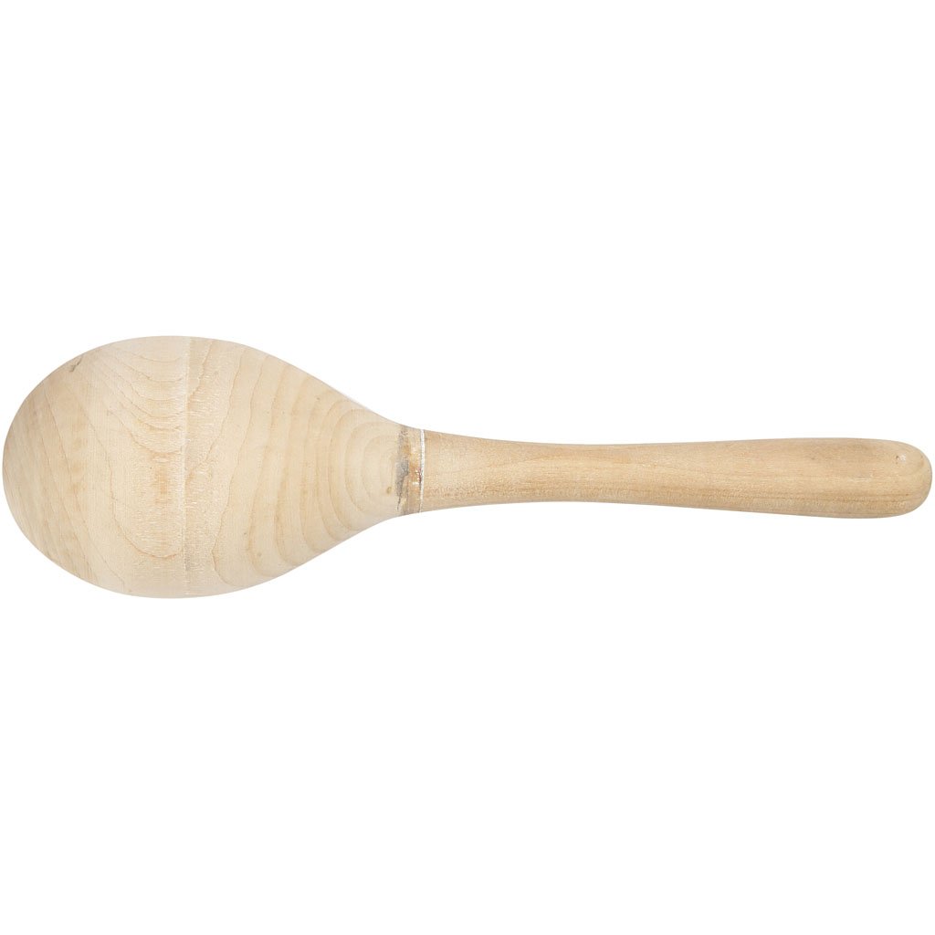 Wood Rattle/Maracas, H: 20 cm, 1 pc