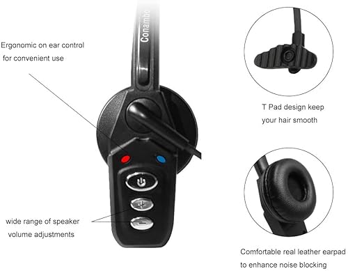 Conambo Trucker Bluetooth Headset, Wireless Headset with - Main Image