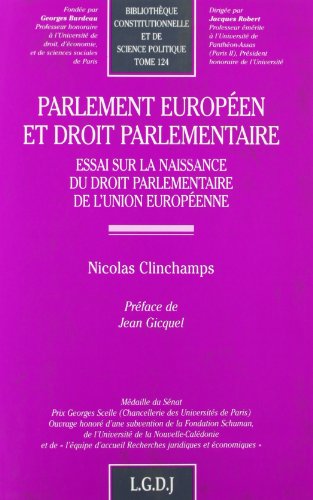Parlement européen et droit parlementaire