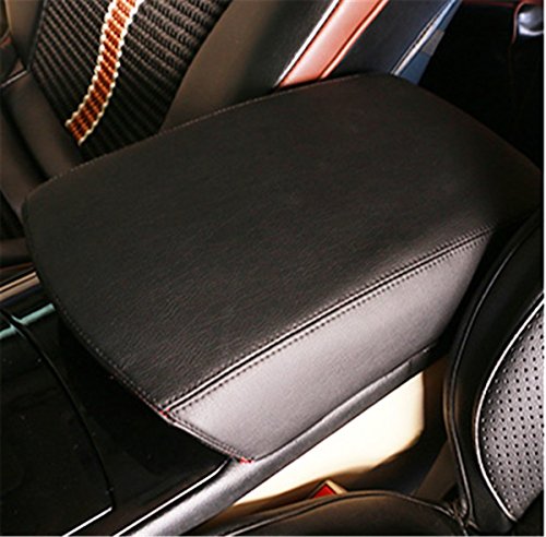 FMtoppeak Black Center Console Armrest Cushion Pad Guard Cover for 2014-2016 Jeep Renegade