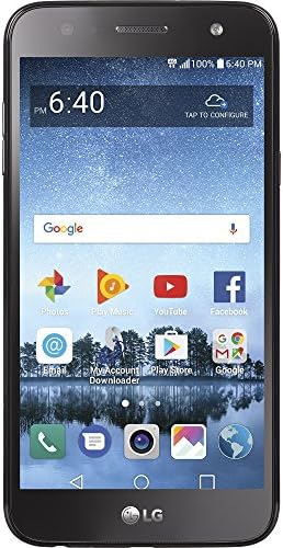 TracFone LG Fiesta 2 4G LTE Prepaid Smartphone with Amazon Exclusive Free $40 Airtime Bundle